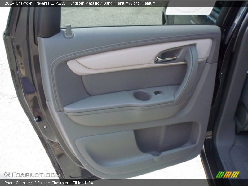 Tungsten Metallic / Dark Titanium/Light Titanium 2014 Chevrolet Traverse LS AWD