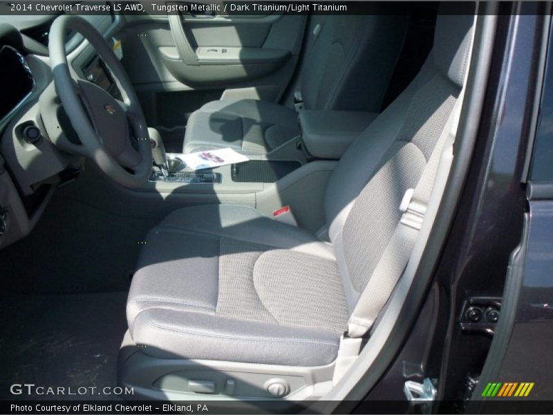 Tungsten Metallic / Dark Titanium/Light Titanium 2014 Chevrolet Traverse LS AWD