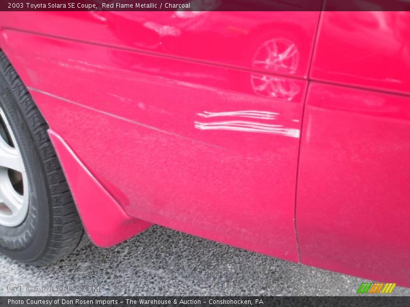 Red Flame Metallic / Charcoal 2003 Toyota Solara SE Coupe