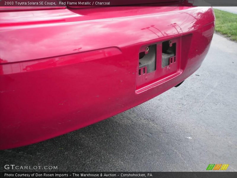 Red Flame Metallic / Charcoal 2003 Toyota Solara SE Coupe