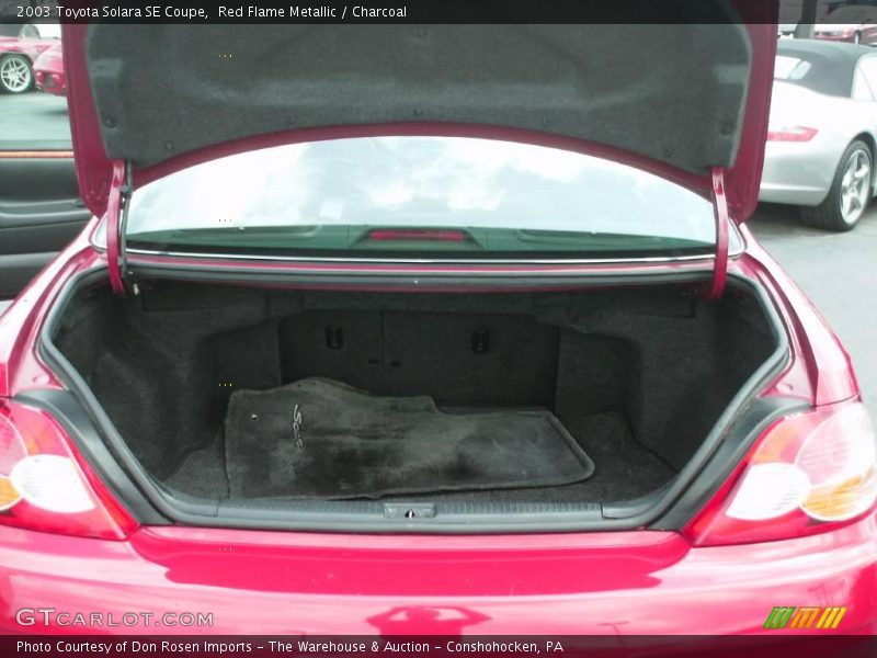 Red Flame Metallic / Charcoal 2003 Toyota Solara SE Coupe