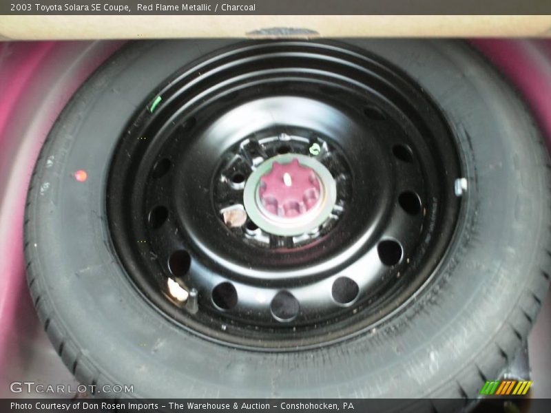 Red Flame Metallic / Charcoal 2003 Toyota Solara SE Coupe