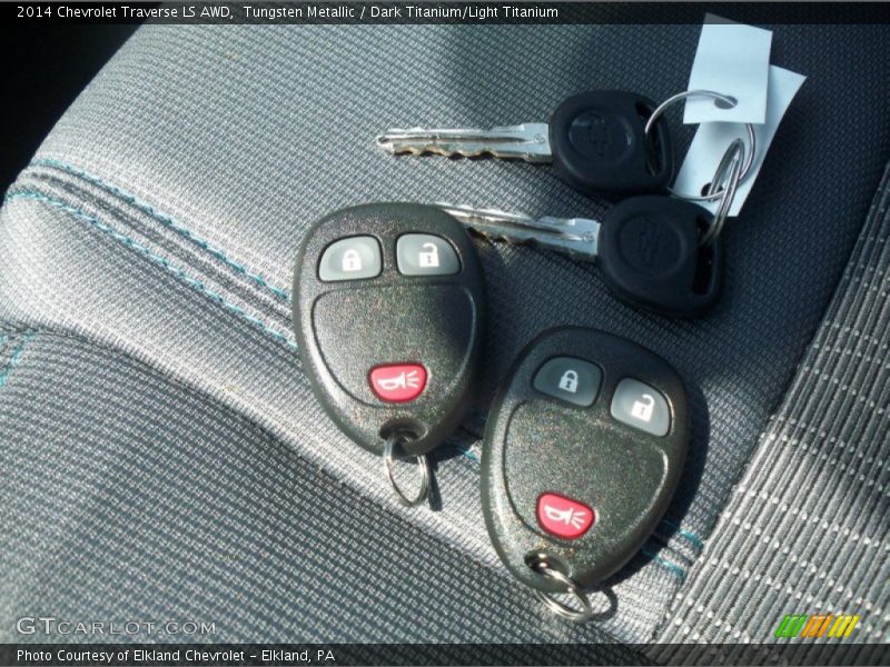 Tungsten Metallic / Dark Titanium/Light Titanium 2014 Chevrolet Traverse LS AWD