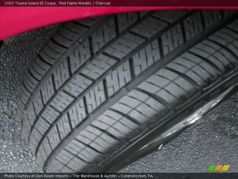 Red Flame Metallic / Charcoal 2003 Toyota Solara SE Coupe