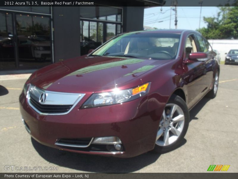 Basque Red Pearl / Parchment 2012 Acura TL 3.5