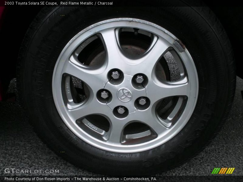Red Flame Metallic / Charcoal 2003 Toyota Solara SE Coupe