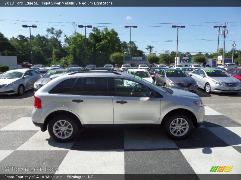 Ingot Silver Metallic / Medium Light Stone 2013 Ford Edge SE