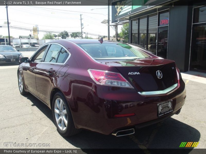 Basque Red Pearl / Parchment 2012 Acura TL 3.5