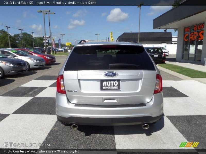 Ingot Silver Metallic / Medium Light Stone 2013 Ford Edge SE