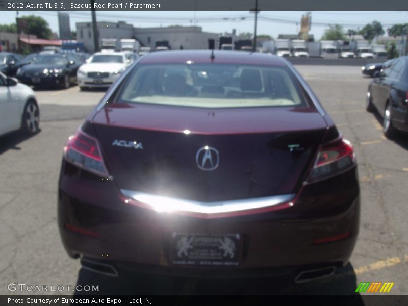 Basque Red Pearl / Parchment 2012 Acura TL 3.5