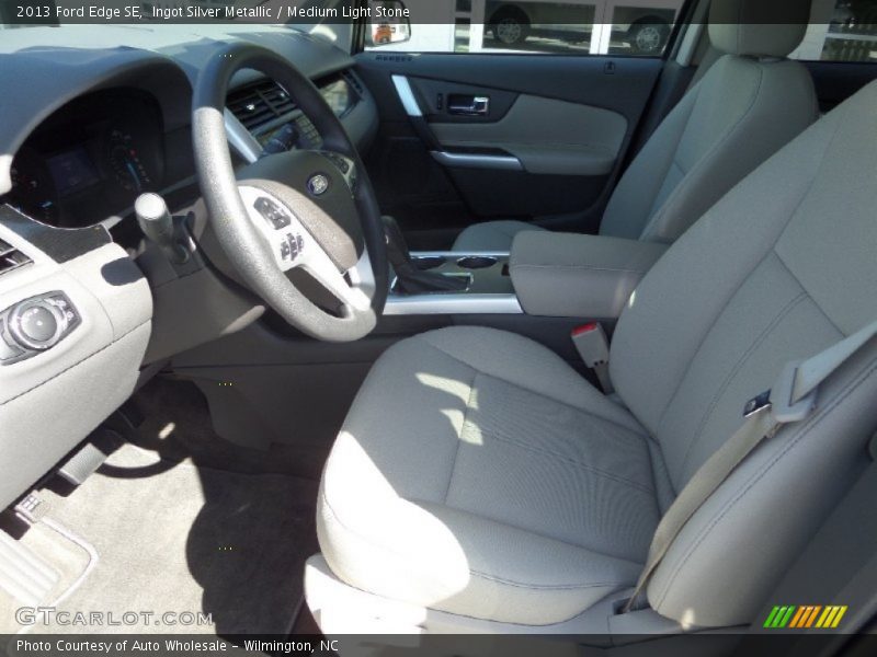 Ingot Silver Metallic / Medium Light Stone 2013 Ford Edge SE