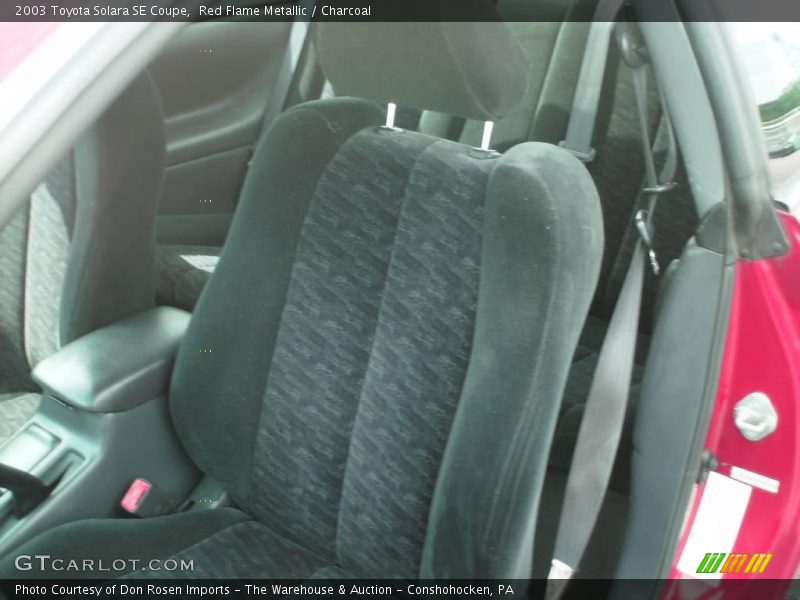 Red Flame Metallic / Charcoal 2003 Toyota Solara SE Coupe