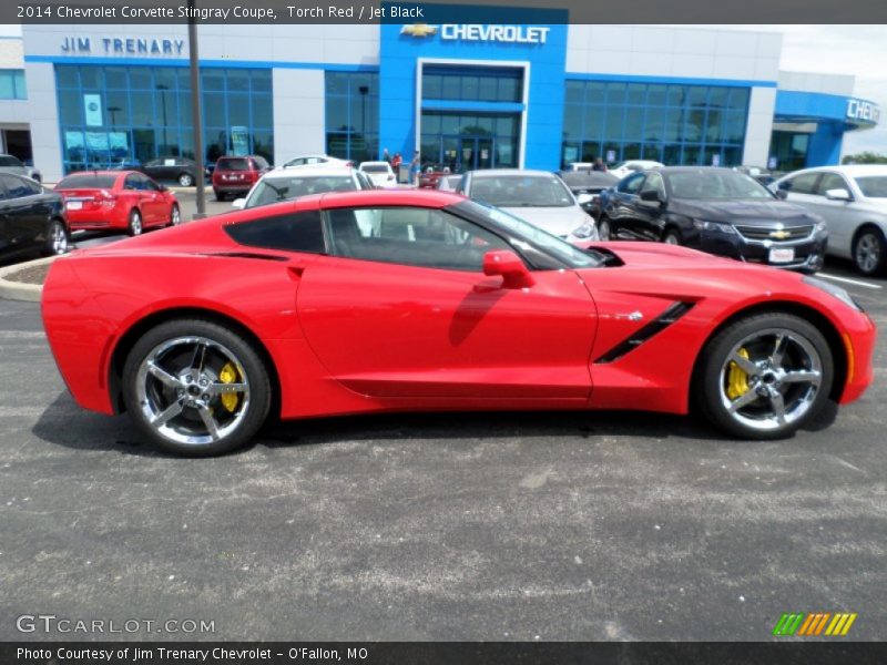 Torch Red / Jet Black 2014 Chevrolet Corvette Stingray Coupe