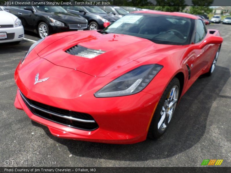 Torch Red / Jet Black 2014 Chevrolet Corvette Stingray Coupe