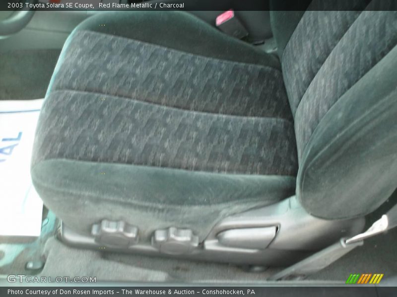 Red Flame Metallic / Charcoal 2003 Toyota Solara SE Coupe