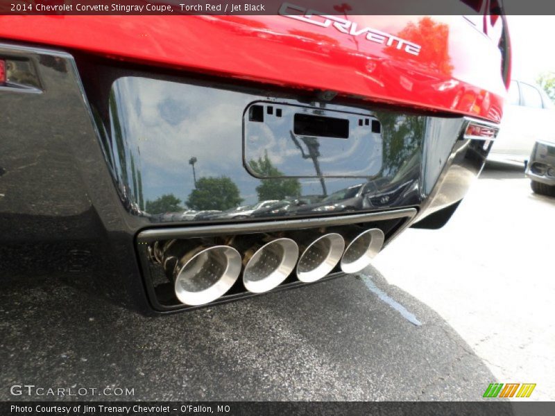 Exhaust of 2014 Corvette Stingray Coupe