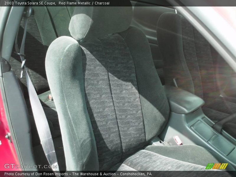 Red Flame Metallic / Charcoal 2003 Toyota Solara SE Coupe