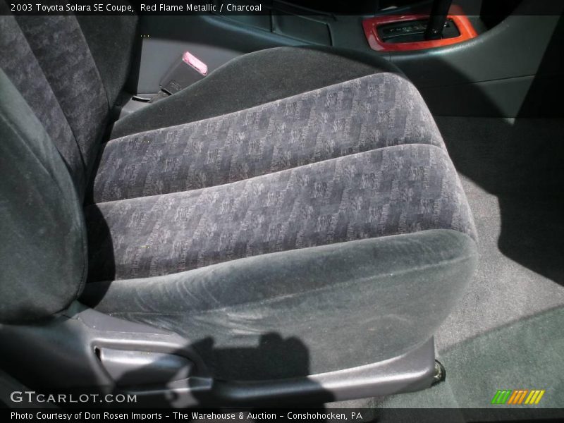 Red Flame Metallic / Charcoal 2003 Toyota Solara SE Coupe