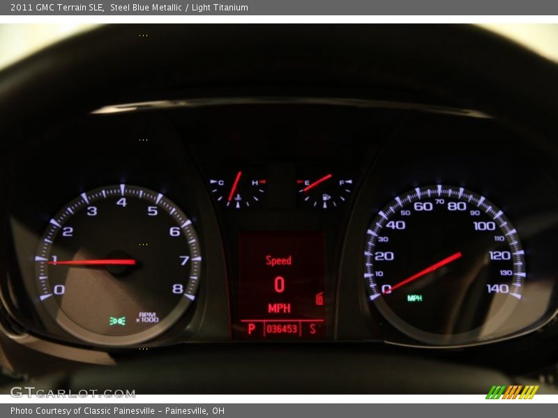 Steel Blue Metallic / Light Titanium 2011 GMC Terrain SLE