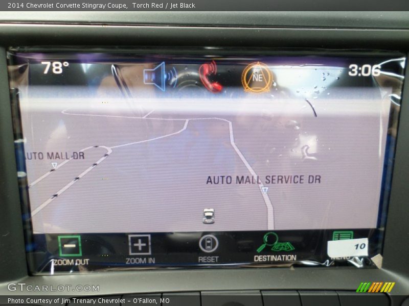 Navigation of 2014 Corvette Stingray Coupe