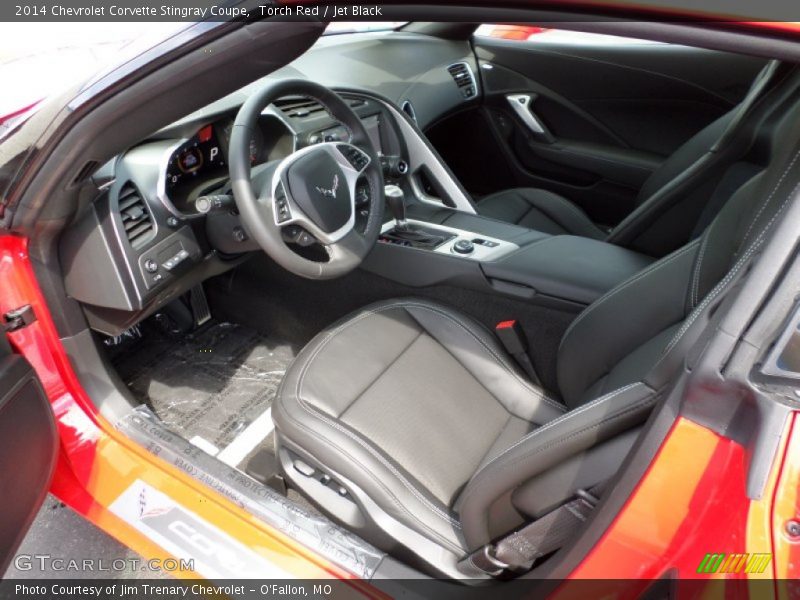 Jet Black Interior - 2014 Corvette Stingray Coupe 