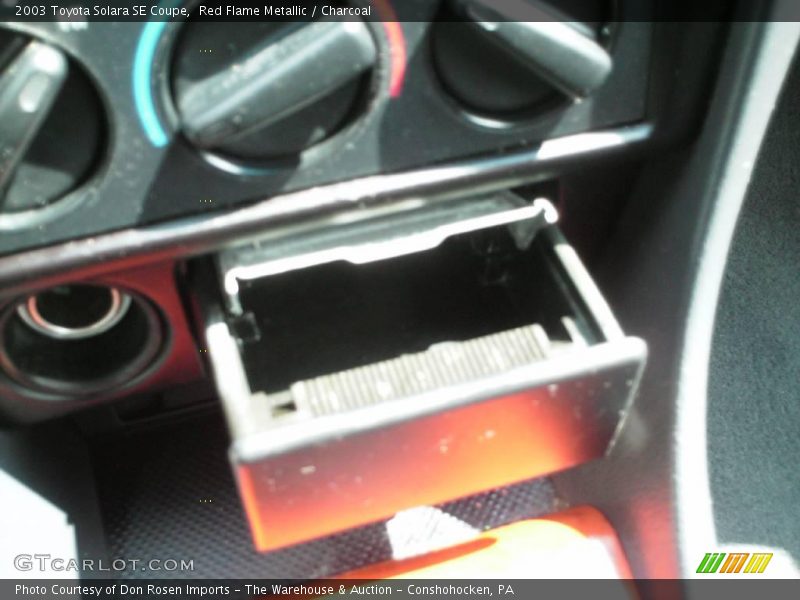 Red Flame Metallic / Charcoal 2003 Toyota Solara SE Coupe