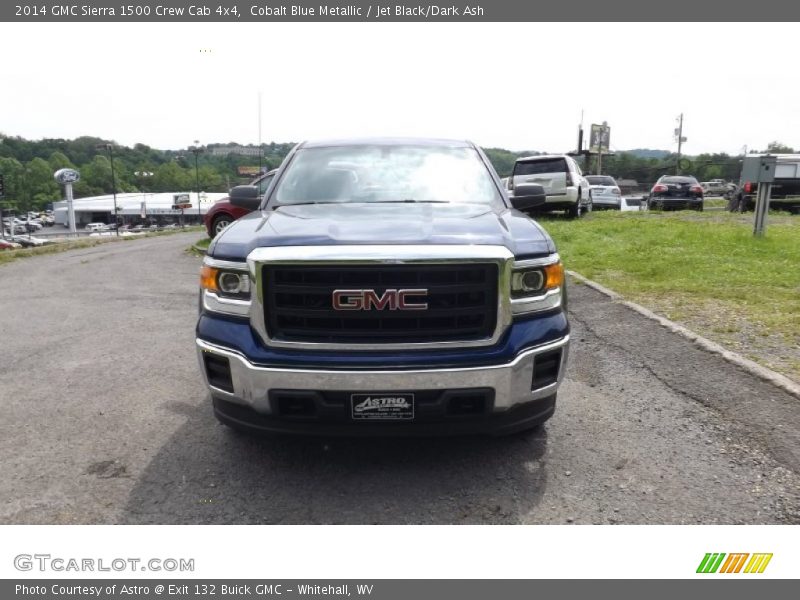 Cobalt Blue Metallic / Jet Black/Dark Ash 2014 GMC Sierra 1500 Crew Cab 4x4