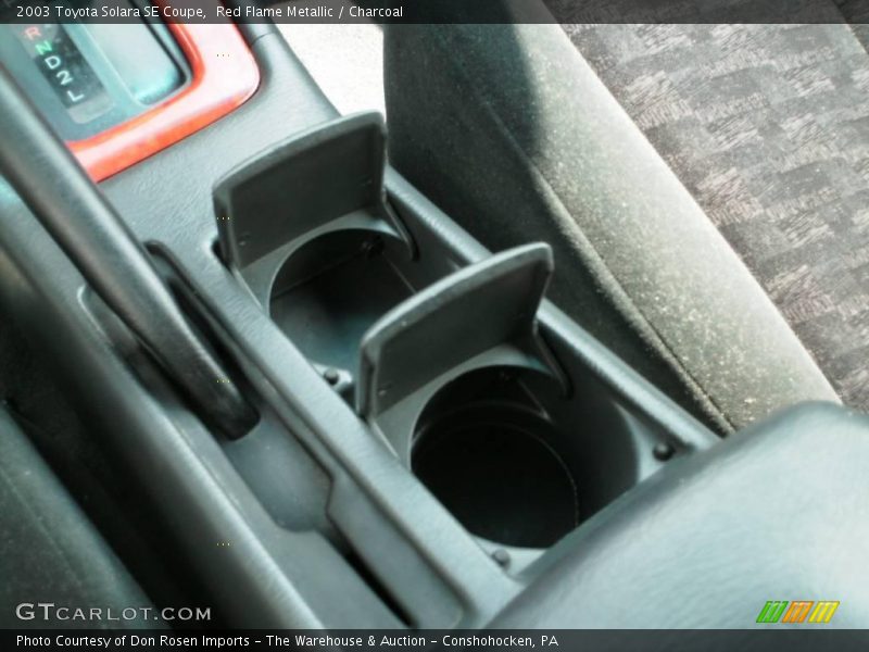Red Flame Metallic / Charcoal 2003 Toyota Solara SE Coupe