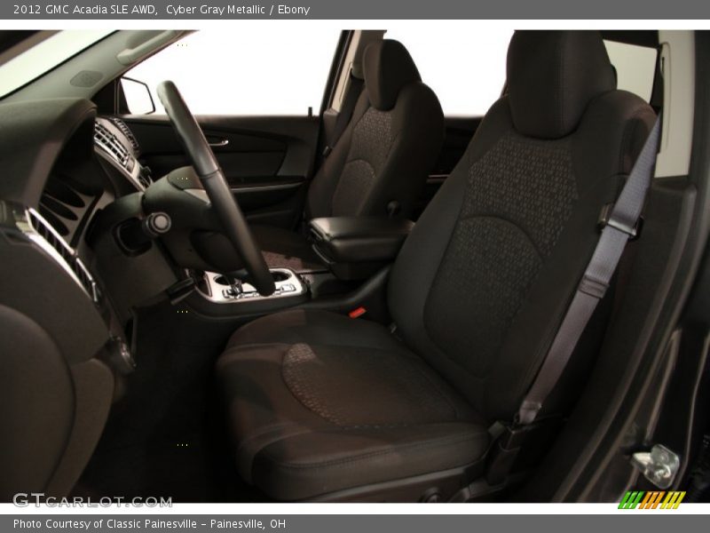 Cyber Gray Metallic / Ebony 2012 GMC Acadia SLE AWD