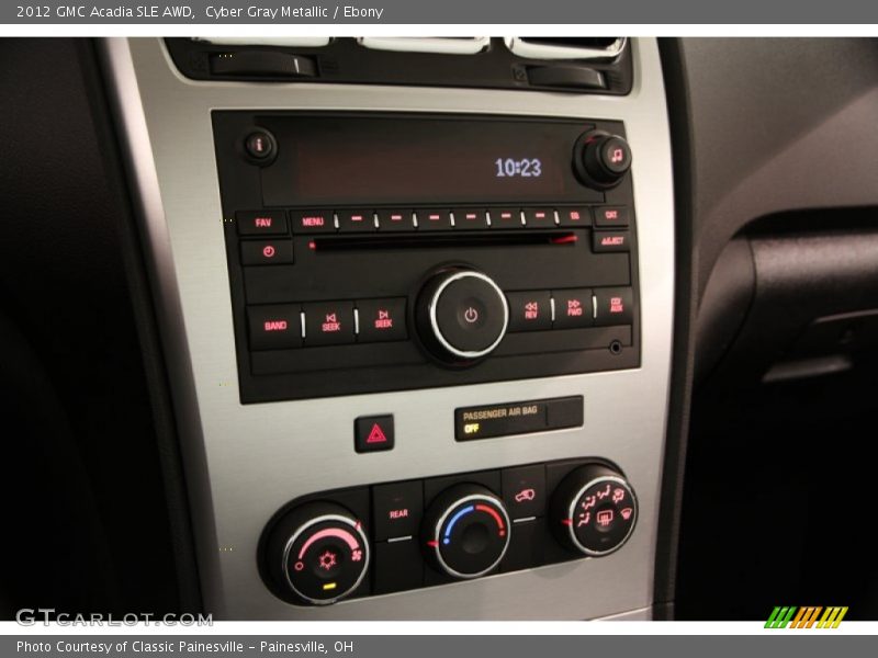 Cyber Gray Metallic / Ebony 2012 GMC Acadia SLE AWD