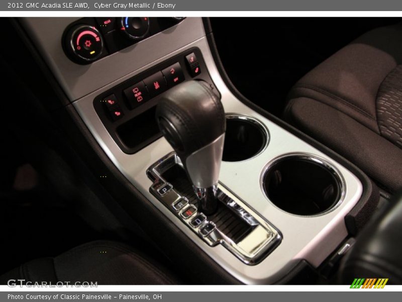 Cyber Gray Metallic / Ebony 2012 GMC Acadia SLE AWD