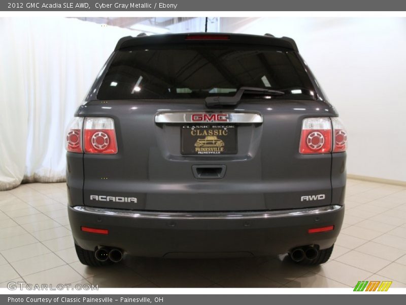 Cyber Gray Metallic / Ebony 2012 GMC Acadia SLE AWD