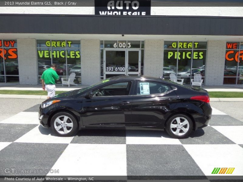 Black / Gray 2013 Hyundai Elantra GLS