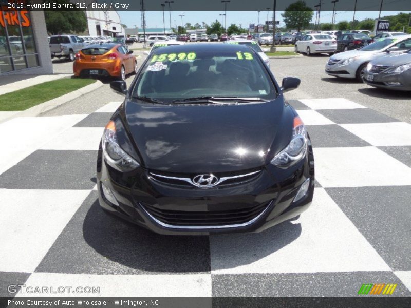 Black / Gray 2013 Hyundai Elantra GLS