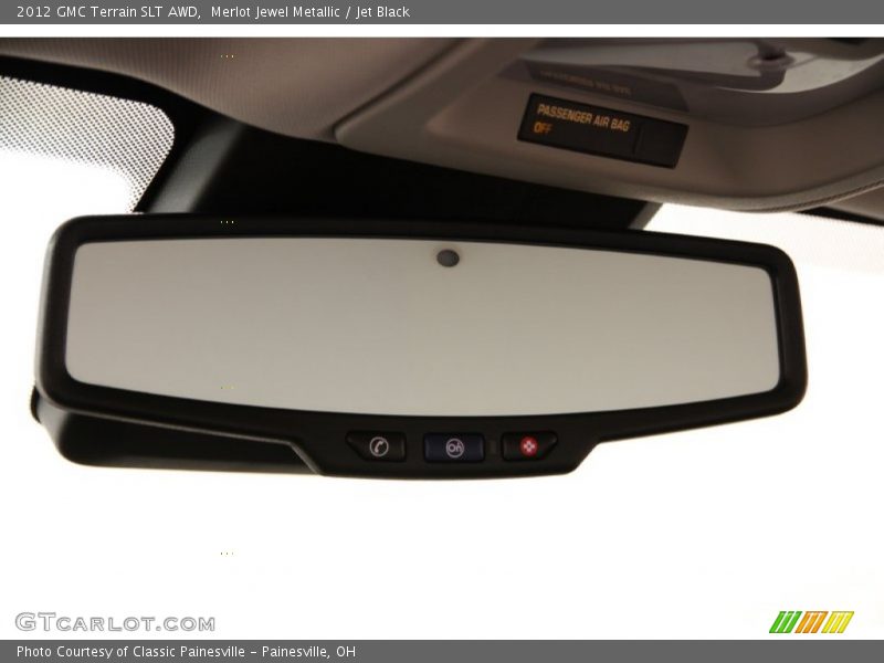 Merlot Jewel Metallic / Jet Black 2012 GMC Terrain SLT AWD