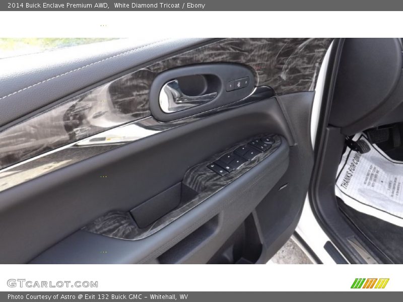White Diamond Tricoat / Ebony 2014 Buick Enclave Premium AWD