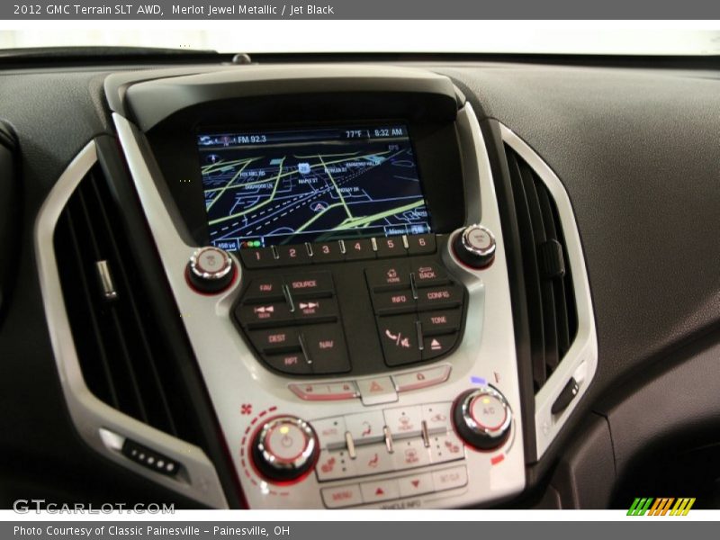 Controls of 2012 Terrain SLT AWD
