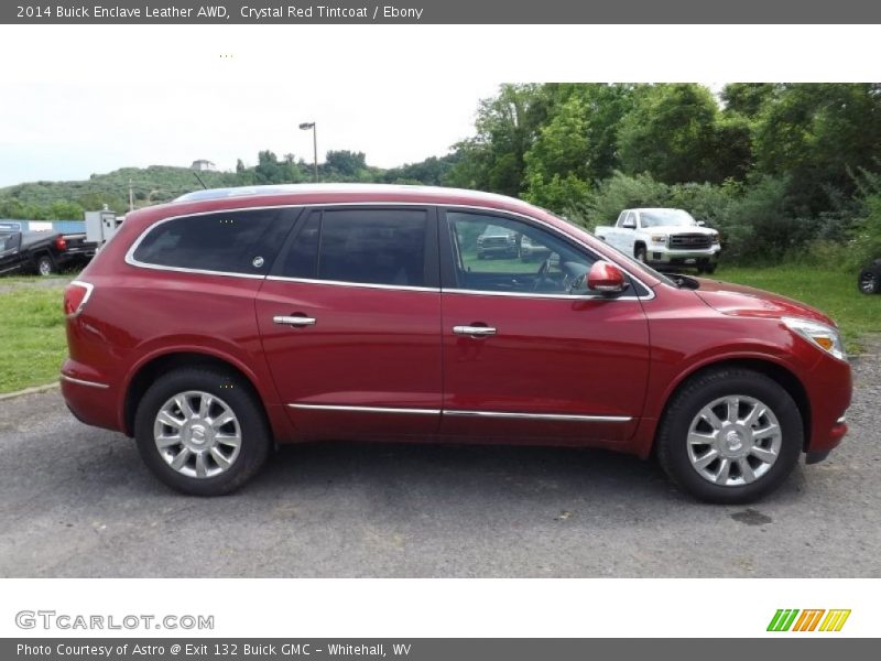 Crystal Red Tintcoat / Ebony 2014 Buick Enclave Leather AWD