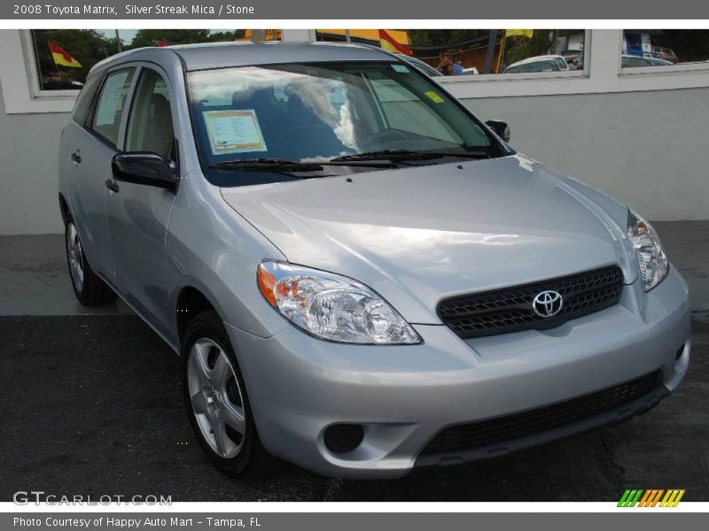Silver Streak Mica / Stone 2008 Toyota Matrix