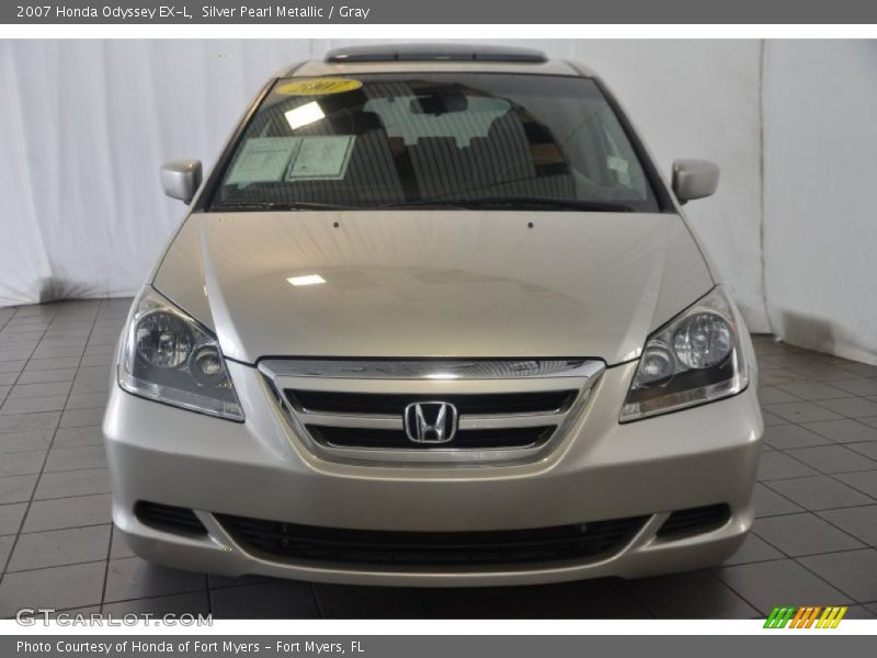 Silver Pearl Metallic / Gray 2007 Honda Odyssey EX-L