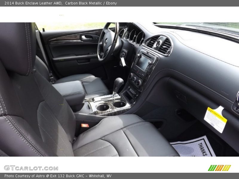 Carbon Black Metallic / Ebony 2014 Buick Enclave Leather AWD