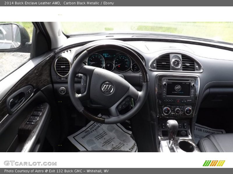 Carbon Black Metallic / Ebony 2014 Buick Enclave Leather AWD