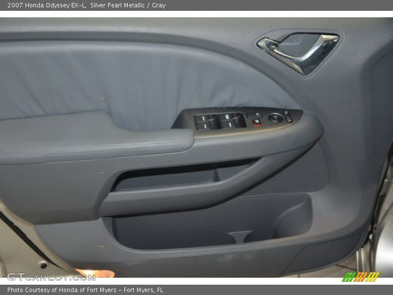 Silver Pearl Metallic / Gray 2007 Honda Odyssey EX-L
