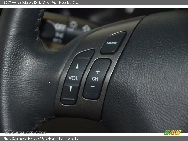 Silver Pearl Metallic / Gray 2007 Honda Odyssey EX-L