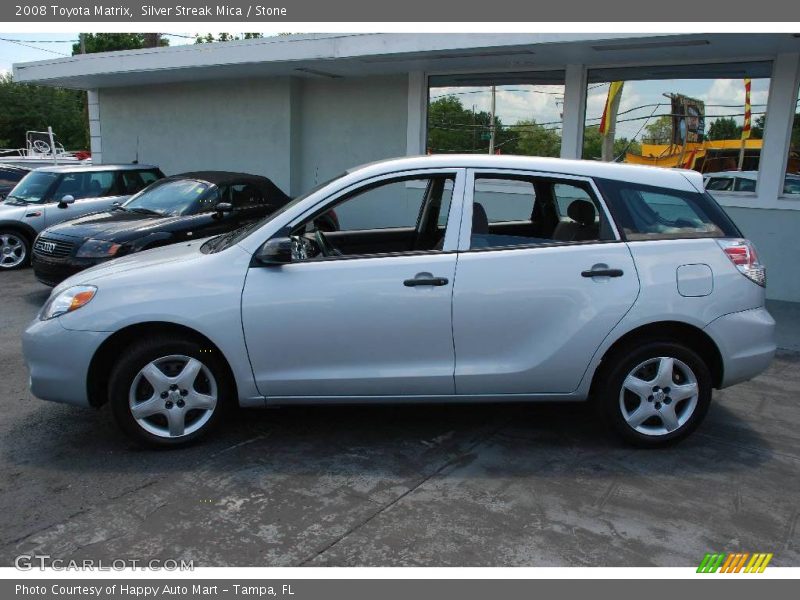 Silver Streak Mica / Stone 2008 Toyota Matrix