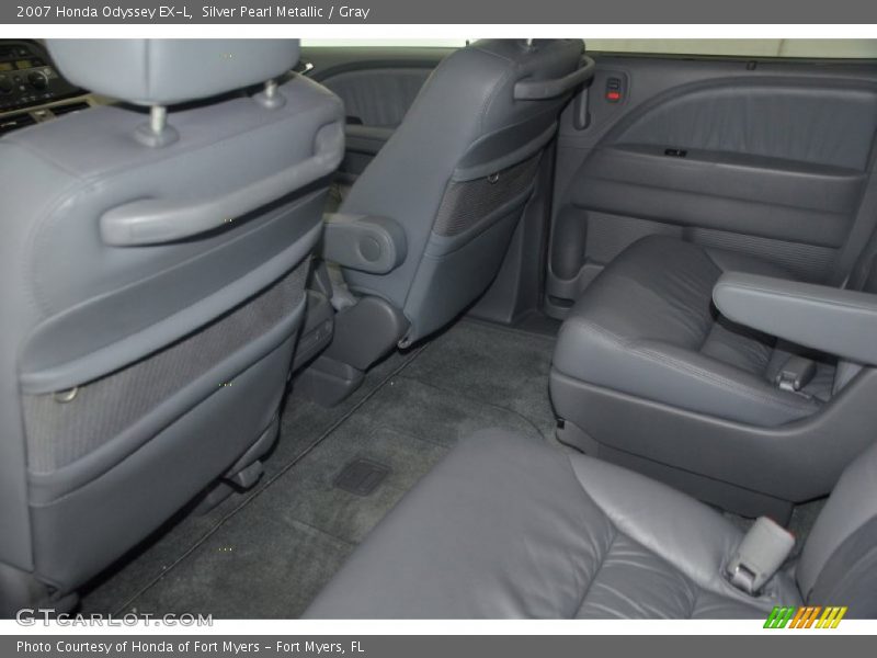 Silver Pearl Metallic / Gray 2007 Honda Odyssey EX-L