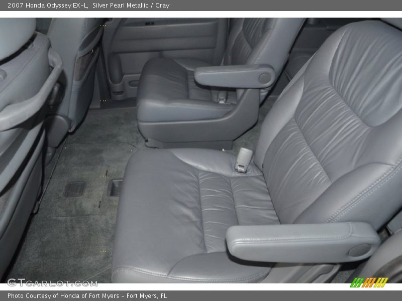 Silver Pearl Metallic / Gray 2007 Honda Odyssey EX-L