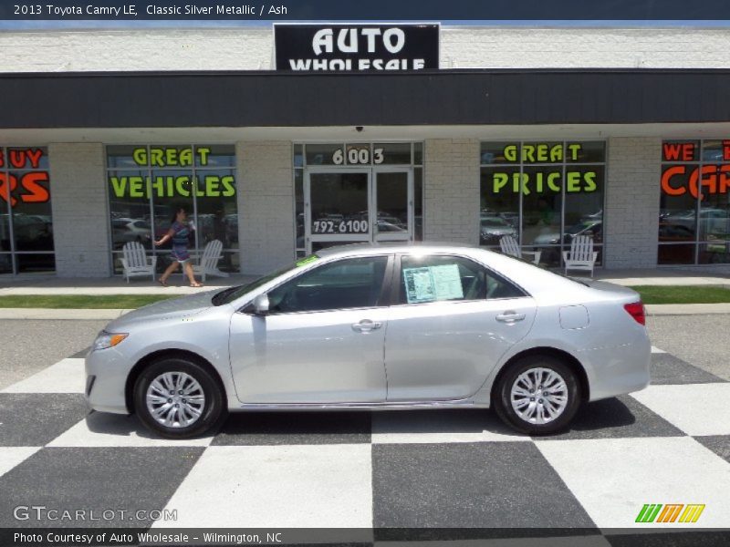 Classic Silver Metallic / Ash 2013 Toyota Camry LE
