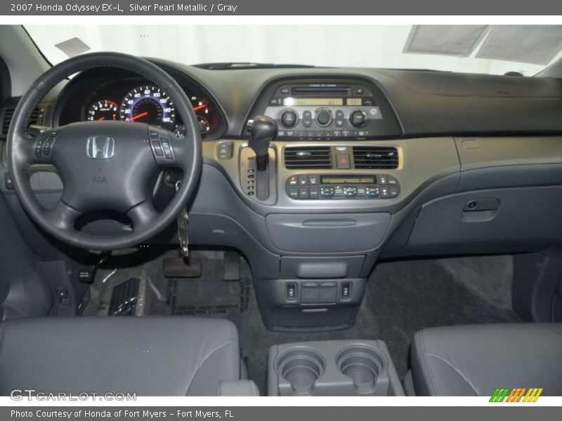 Silver Pearl Metallic / Gray 2007 Honda Odyssey EX-L