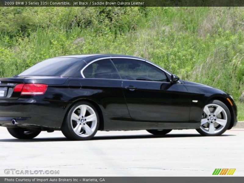 Jet Black / Saddle Brown Dakota Leather 2009 BMW 3 Series 335i Convertible